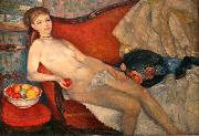 William Glackens Nude with Apple Sweden oil painting artist
